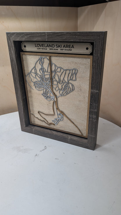 Loveland Ski Area 3D Trail Map