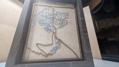 Loveland Ski Area 3D Trail Map