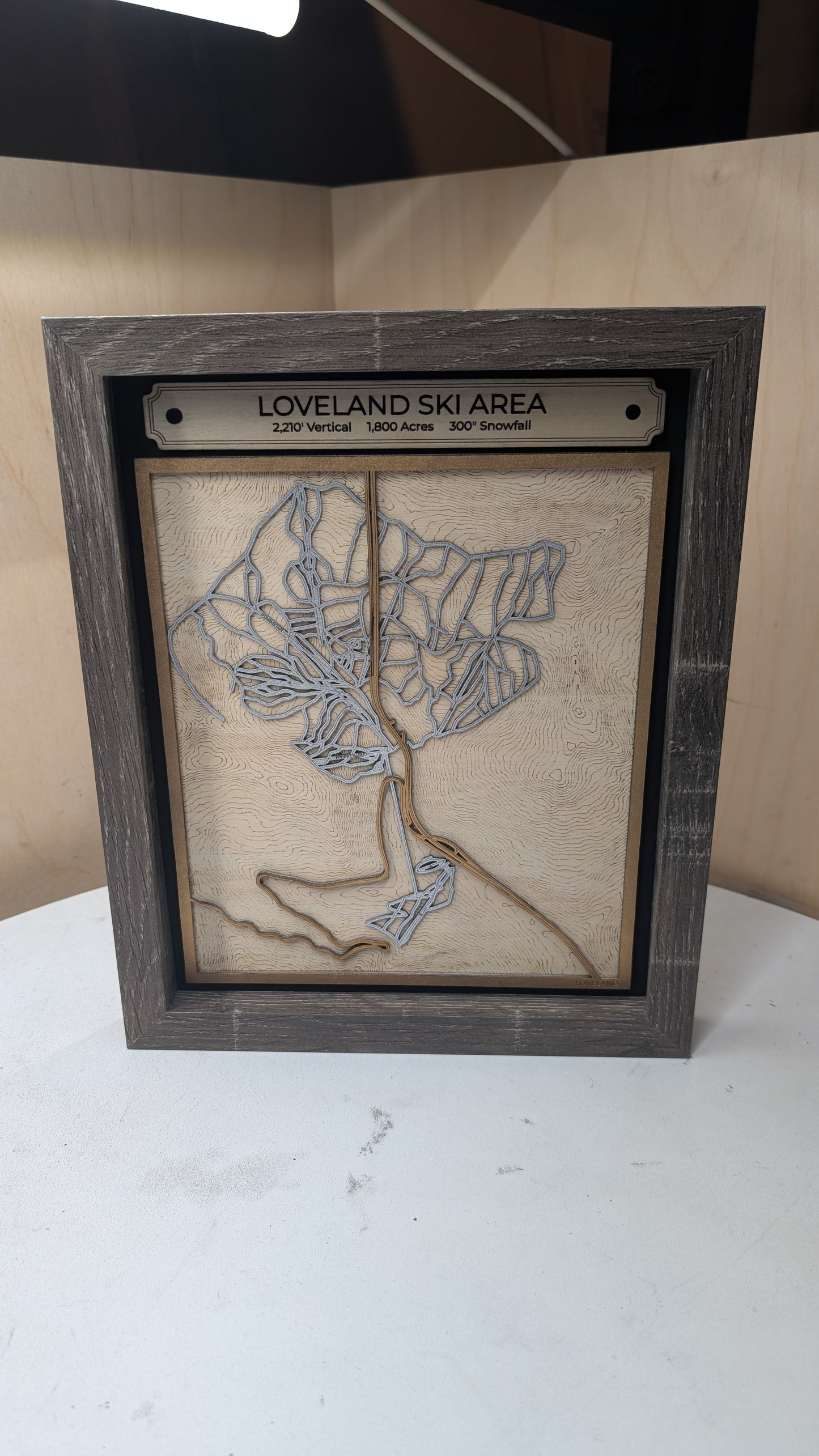 Loveland Ski Area 3D Trail Map