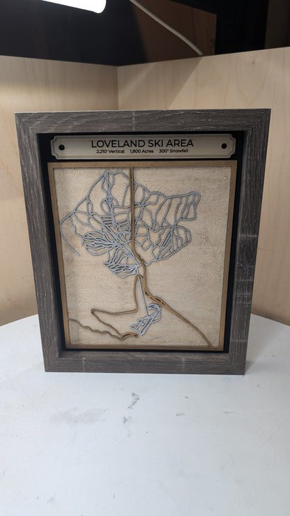 Loveland Ski Area 3D Trail Map