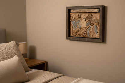 Aspen and Snowmass Ski Resort 3D Trail Map