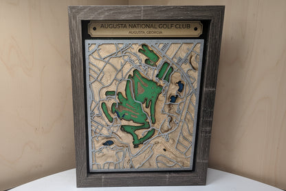 Augusta National Golf Course Map