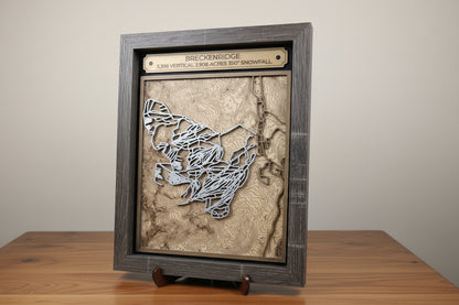 Breckenridge Ski Resort 3D Trail Map