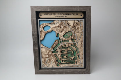 Glens Fall Country Club - 3D Golf Course Map
