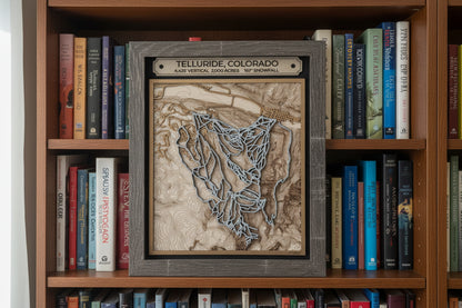 Telluride Ski Resort 3D Trail Map