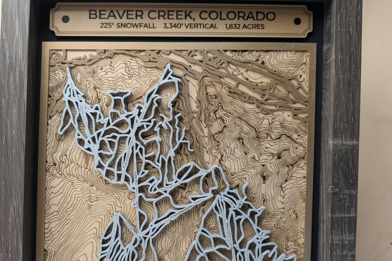Beaver Creek 3D Trail Map