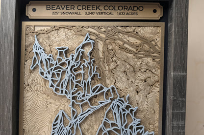 Beaver Creek 3D Trail Map