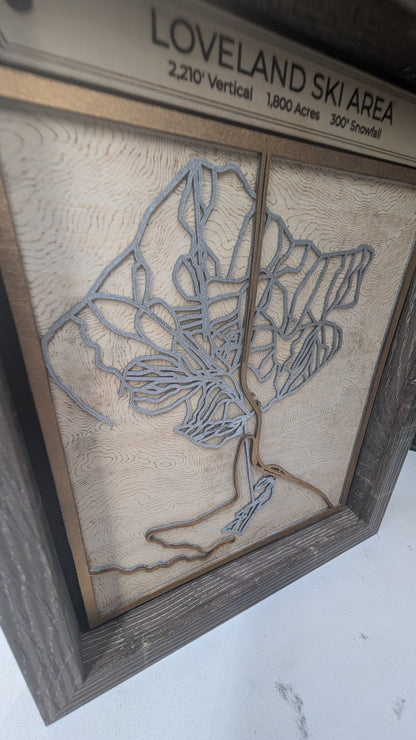 Loveland Ski Area 3D Trail Map