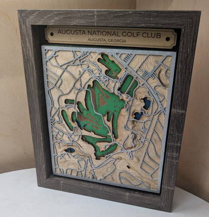 Augusta National Golf Course Map